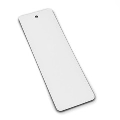 Blank bookmark mockup