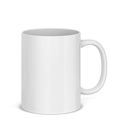 Blank mug for hot drinks