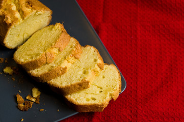 Delicious homemade sandcake