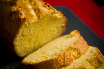 Delicious homemade sandcake