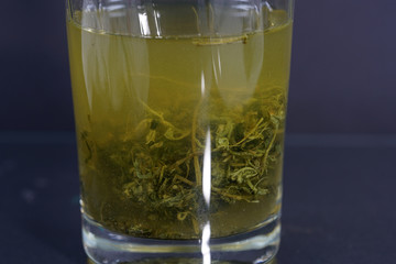 Jiaogulan herb is also referred to as the herb of the immortals and sold.