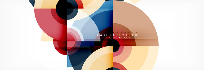 Obraz premium Modern circle background