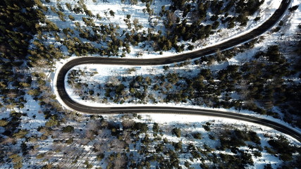 mountains forests peaks snow frost sky clouds beskids nature mountains winter © DEM
