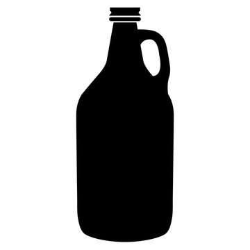 Beer Growler Bottle Container Vector Illustration Icon Symbol Graphic