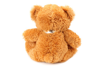 toy teddy bear isolated on white background