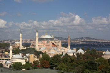 Fototapeta na wymiar Hagia sophia Istanbul turkey