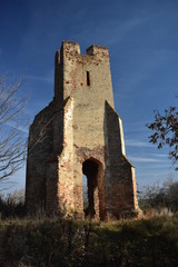 Somolyi church ruin near Tamási, Hungary