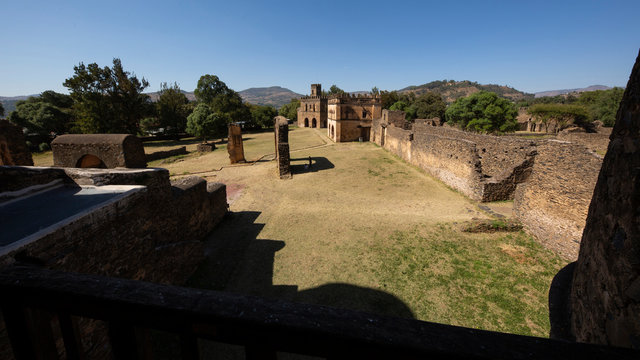 Ciudadela de Fasil Ghebi en Gondar, Etiop&iacute;a