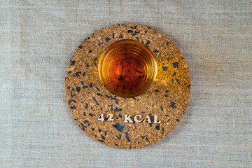 calorie juice apple 42 kcal 100 grams diet