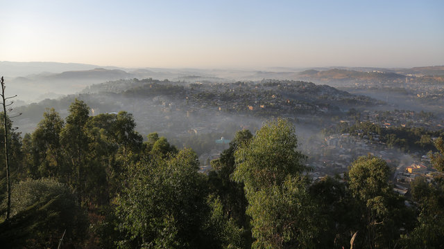 Vista de Gondar, Etiop&iacute;a
