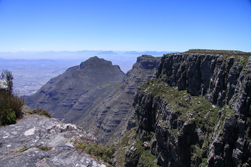 Fototapeta na wymiar View from Table Mountain, Cape Town