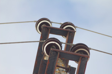 Naklejka premium Rusty Power Transformer