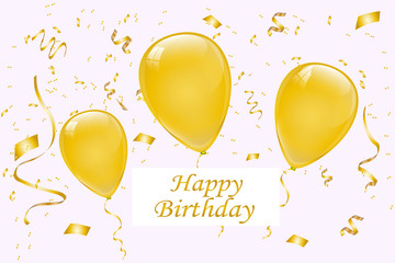 Happy Birthday typography vector