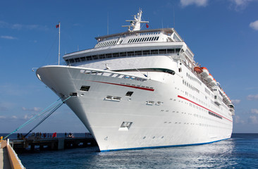 The Cruise Ship In Mexico
