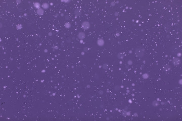 Purple Abstract Snowfall