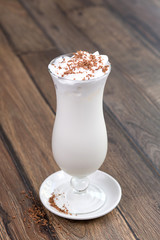 Milk shake with chocolate