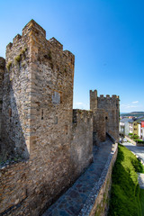 Fototapeta na wymiar Templarium castle, Ponferrada, Santiago Road, Spain