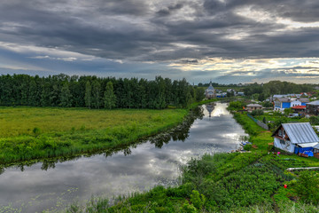 Fototapeta na wymiar Kamenka River - Suzdal, Russia