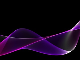 Abstract multicolored light waves background