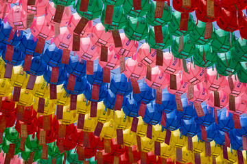 Fototapeta premium Lanternsfor Buddha day in Seoul, Korea