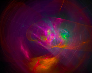 abstract digital fractal, beautiful design