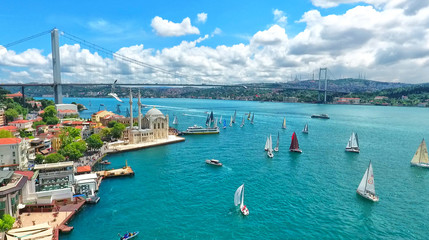 Istanbul Bosphorus Bridge, Turkey - obrazy, fototapety, plakaty