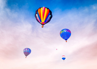 Grouping of  Hot Air Balloons