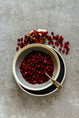 Fresh ripe pomegranate