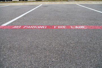 View of Open Parking Spaces With Cars parked on the Other Size