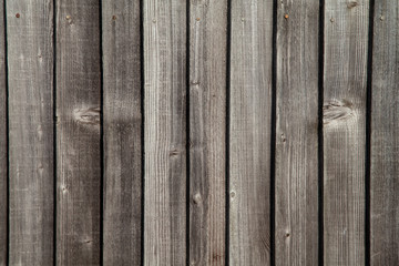 Weathered Wooden Lapped Fence
