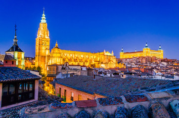 Fototapeta premium Toledo, Castile–La Mancha in Spain