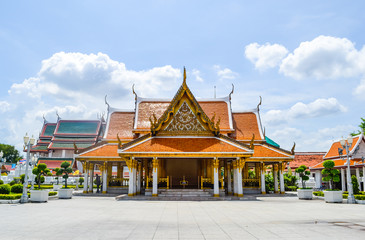 Naklejka premium Thailand Temple, architecture, Bangkok, garden, daylingt, art, travel, tourism, thai, south east Asia