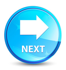 Next splash natural blue round button