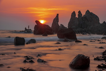 Sunset from arambol beach Goa