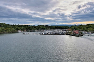 Fototapeta premium Oslofjord during a summer day
