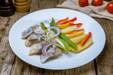 Herring with potatoes