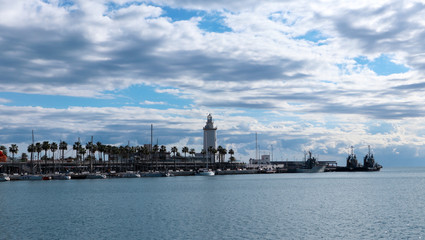 Fototapeta premium lighthouseof Malaga