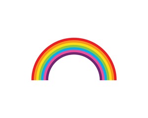 Rainbow logo vector
