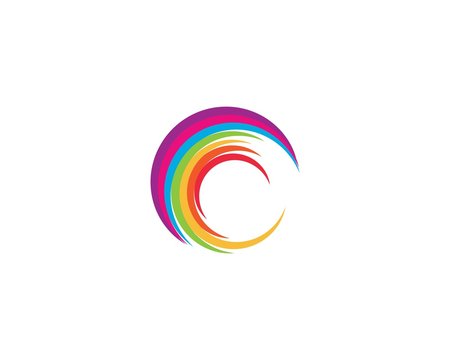 Rainbow logo vector