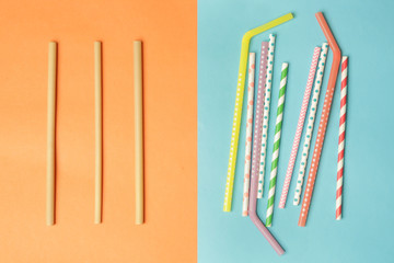 Reusable bamboo straws as an alternative for single-use plastic straws