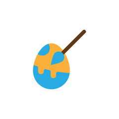Easter, painting egg icon. Element of color easter illustration. Premium quality graphic design icon. Signs and symbols collection icon for websites, web design