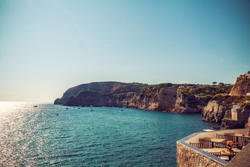 A view of Sant Angelo on island Ischia,Italy