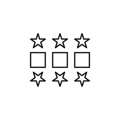 stars,  seo web, value icon. Element of marketing for mobile concept and web apps icon. Thin line icon for website design and development, app development. Premium icon