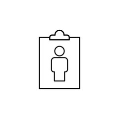 staff, identity, avatar icon. Element of marketing for mobile concept and web apps icon. Thin line icon for website design and development, app development. Premium icon