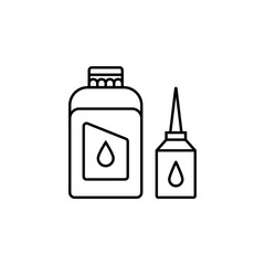 racing, car, oil icon. Element of motor sport for mobile concept and web apps icon. Thin line icon for website design and development