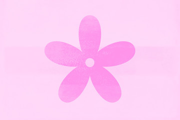 Pink Flower Tone Icon Texture Art Background Pattern Design Graphic