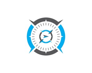 compass logo icon vector template