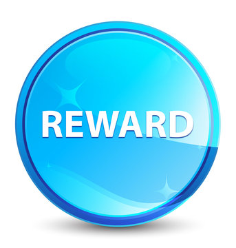 Reward splash natural blue round button