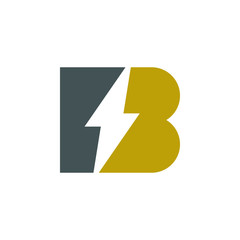 modern trendy B Letter unique Icon Design Logo