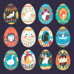 Easter egg designs collection